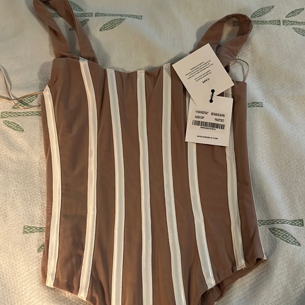Misha kianni bodysuit nude/ivory